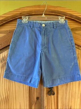 Mens Vineyard Vines Breaker Short blue striped chino shorts size 28